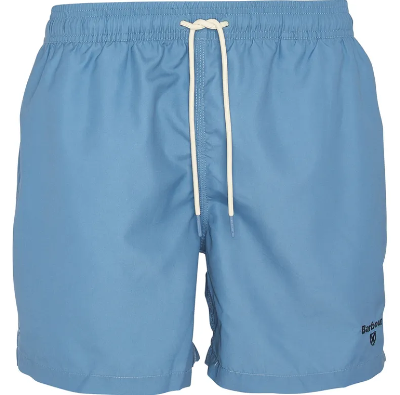 BARBOUR STAPLE LOGO 5" SWIM SHORT - FORCE BLUE