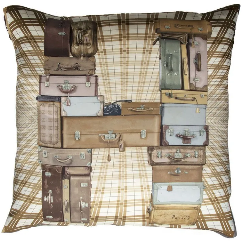 BUTTON DOWN HERMES 28" PILLOW COVER - H EN VOYAGE