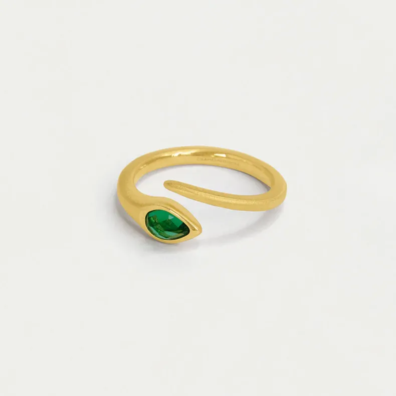 DEAN DAVIDSON ETERNA STACKING RING - VERDANT GREEN