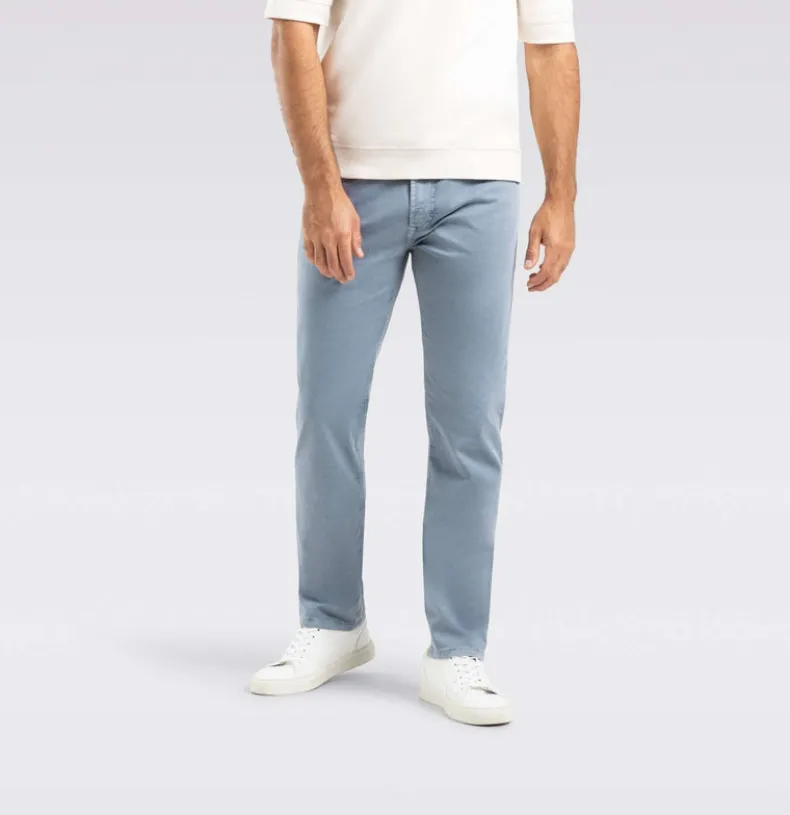 MAC MEN'S ARNE PIPE 5 POCKET PANT - CAPRI BLUE