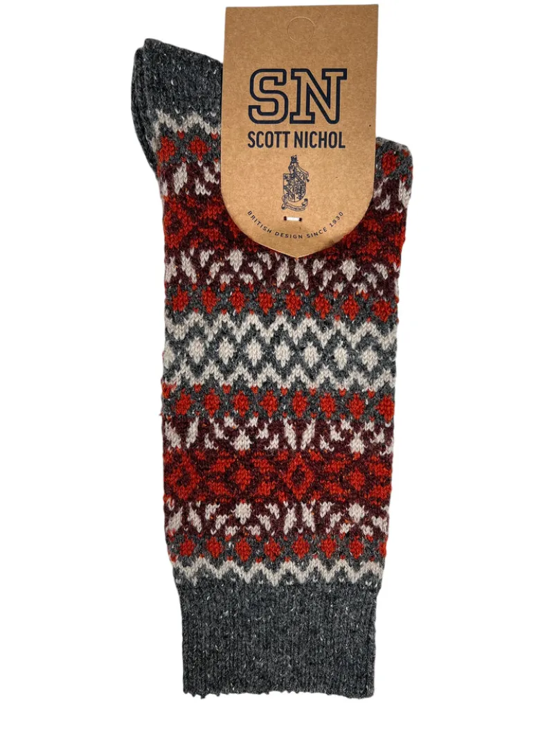 PANTHERELLA FELCROFT MEN'S SOCK - CHARCOAL