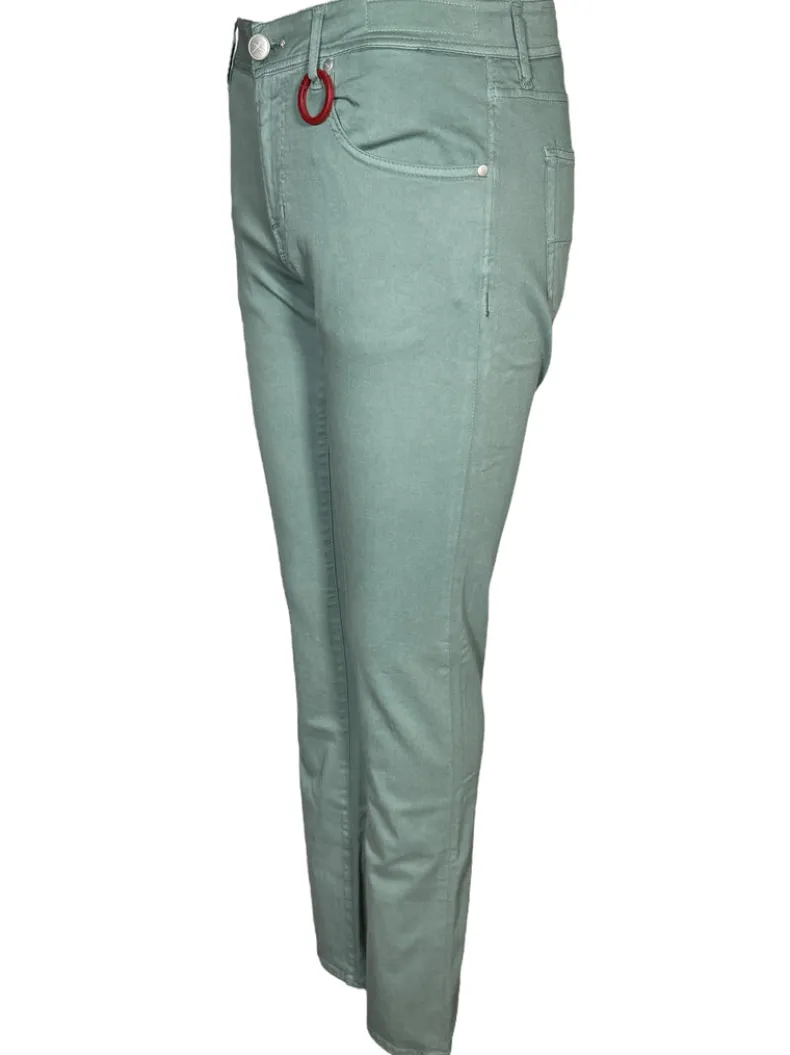 TRAMAROSSA MEN'S STRETCH JEANS - SAGE