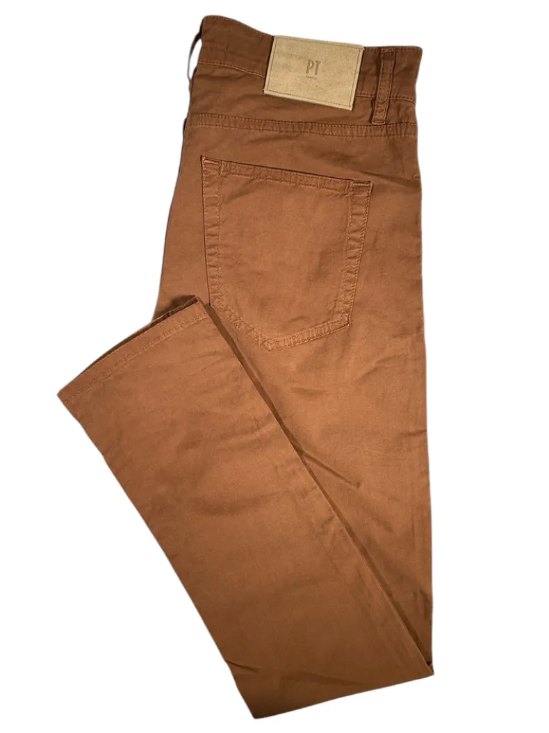 PT TORINO MEN'S 5-POCKET PANT - COCOA