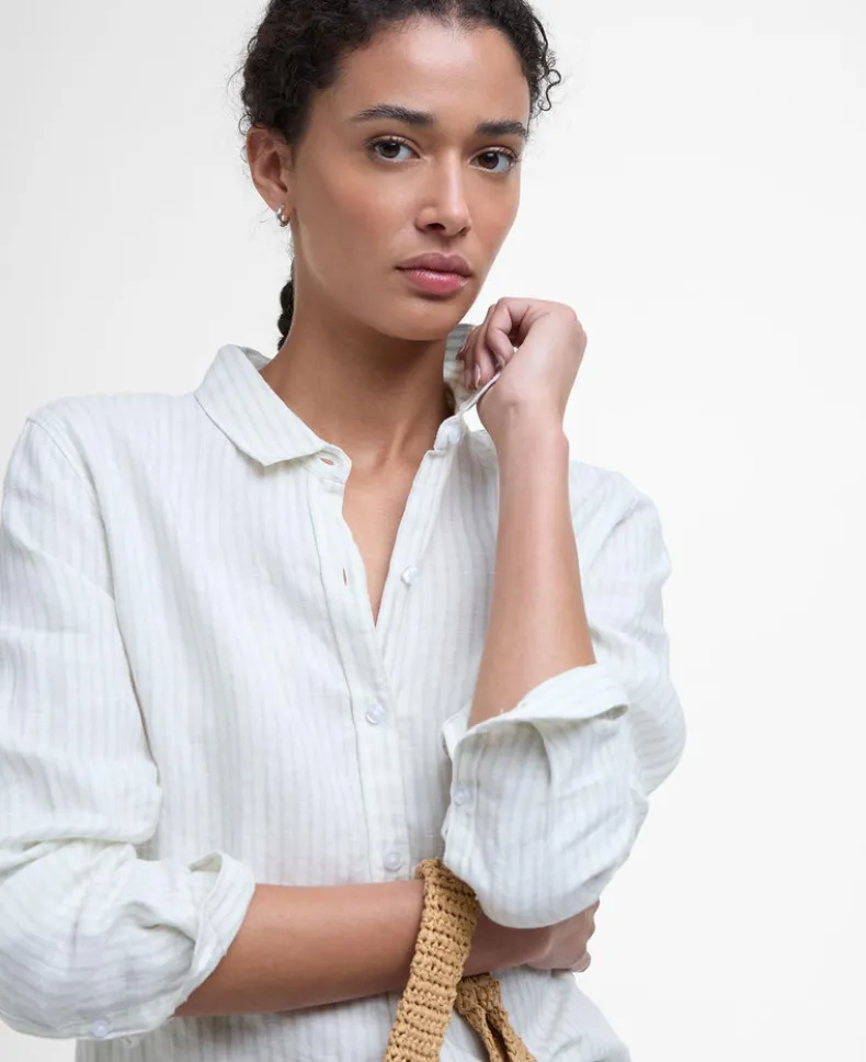 BARBOUR MARINE WOMEN'S SHIRT - CHAMBRAY STRIPE