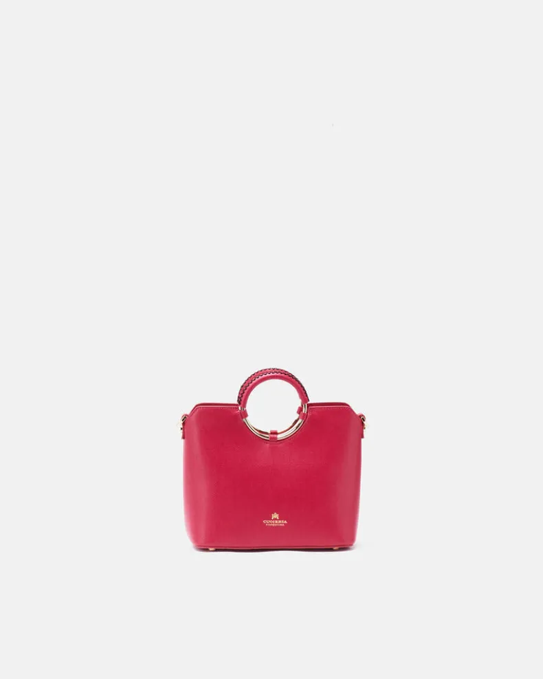 CUOIERIA FIORENTINA OBLO MINI - FUCSIA
