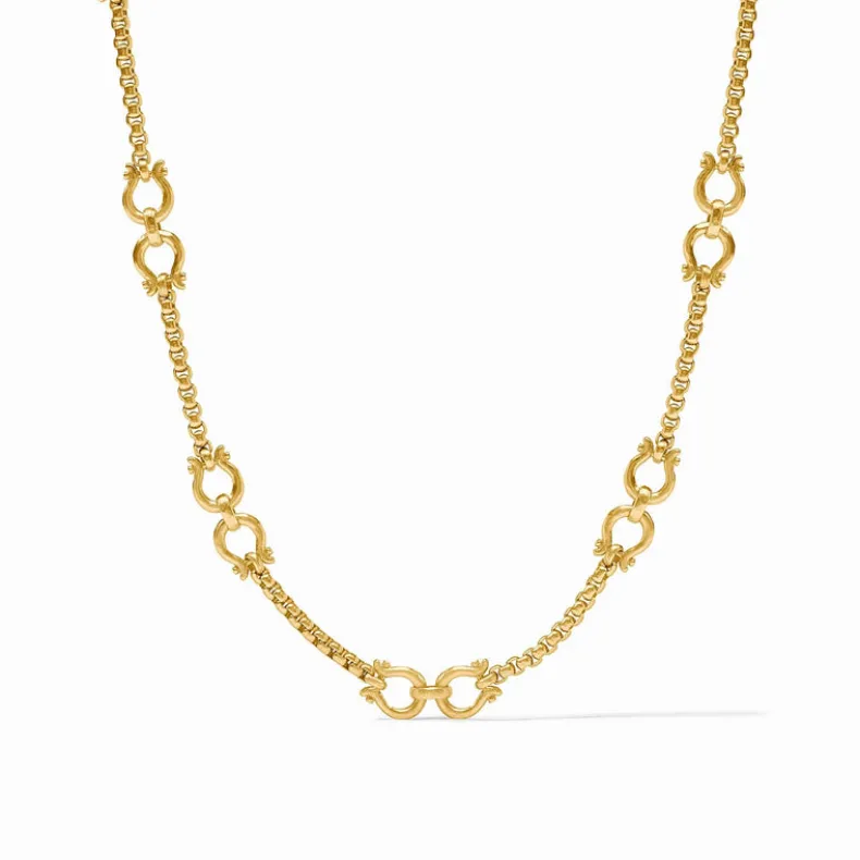 JULIE VOS SARATOGA DEMI LINK NECKLACE