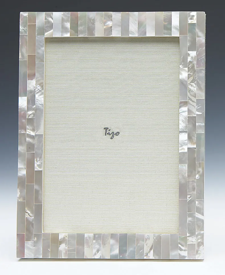 TIZO PICTURE FRAME - WHITE MOTHER-OF-PEARL