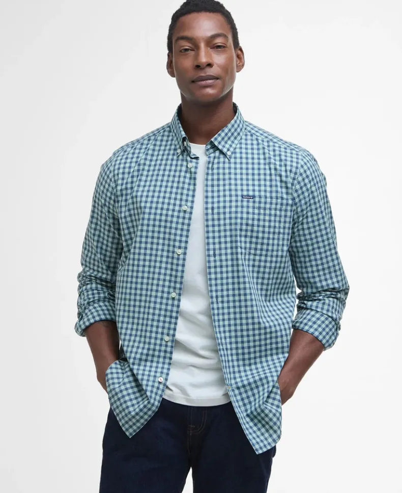 BARBOUR MERRYTON TAILORED FIT SHIRT - PALE APPLE