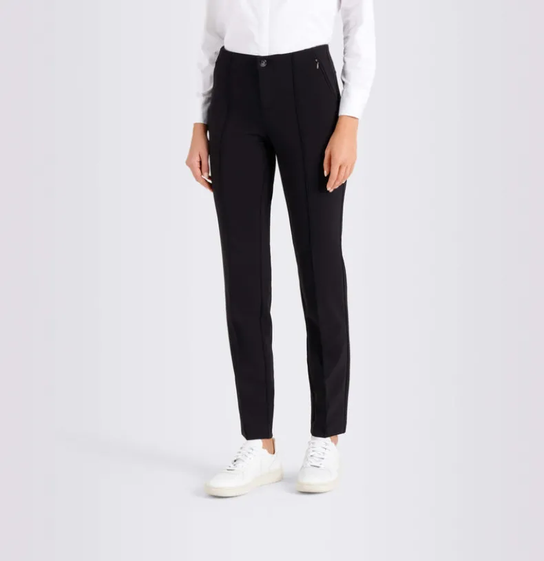 MAC WOMEN'S ANNA NEW ZIP PANT - BLACK