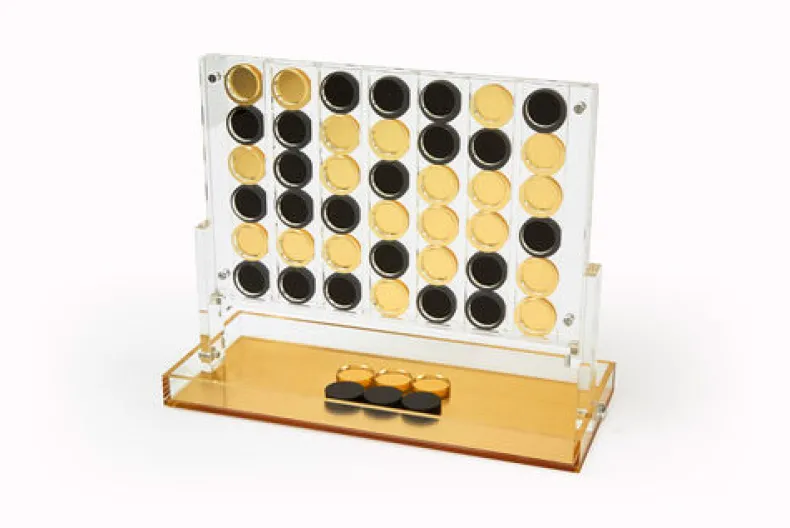 TIZO LUCITE CONNECT 4 GAME SET