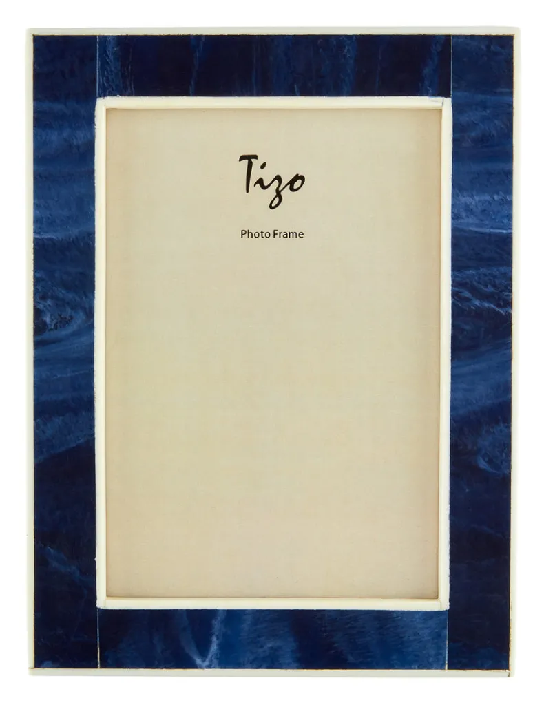 TIZO BLUE RESIN HORN FRAME
