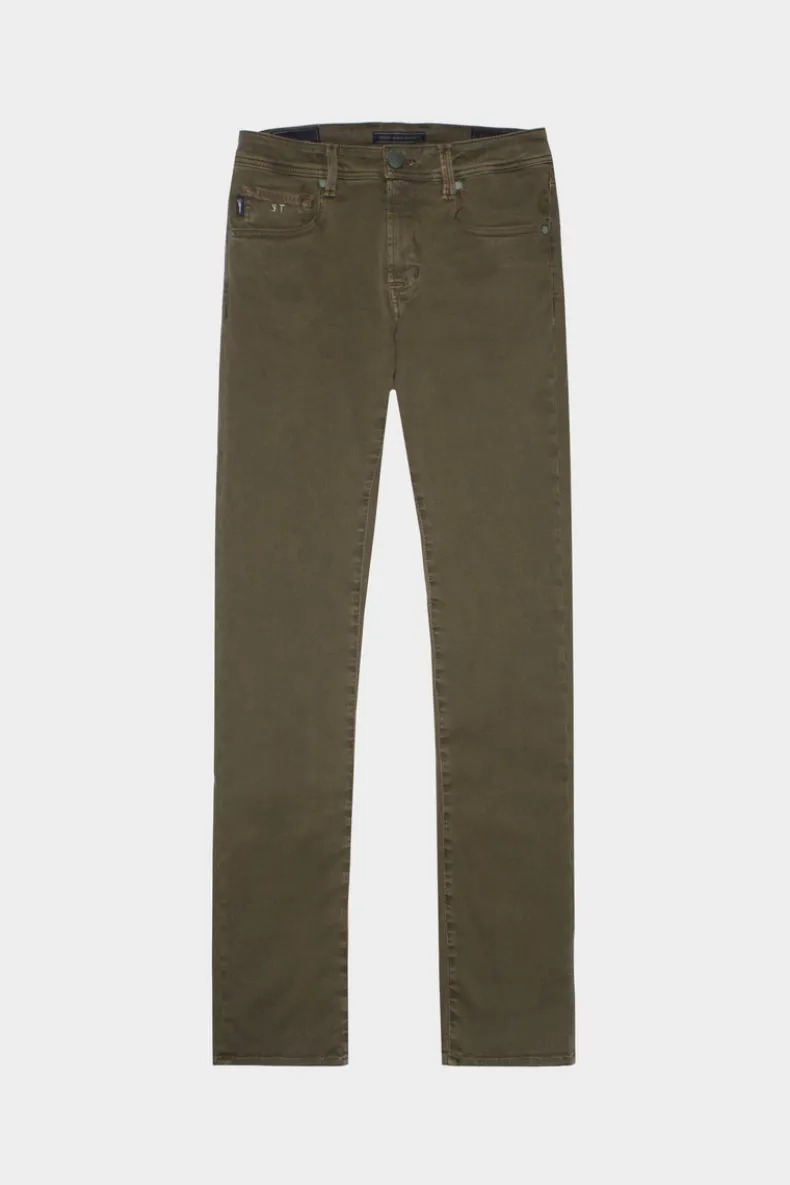 TRAMAROSSA MEN'S STRETCH JEANS - MILITARY