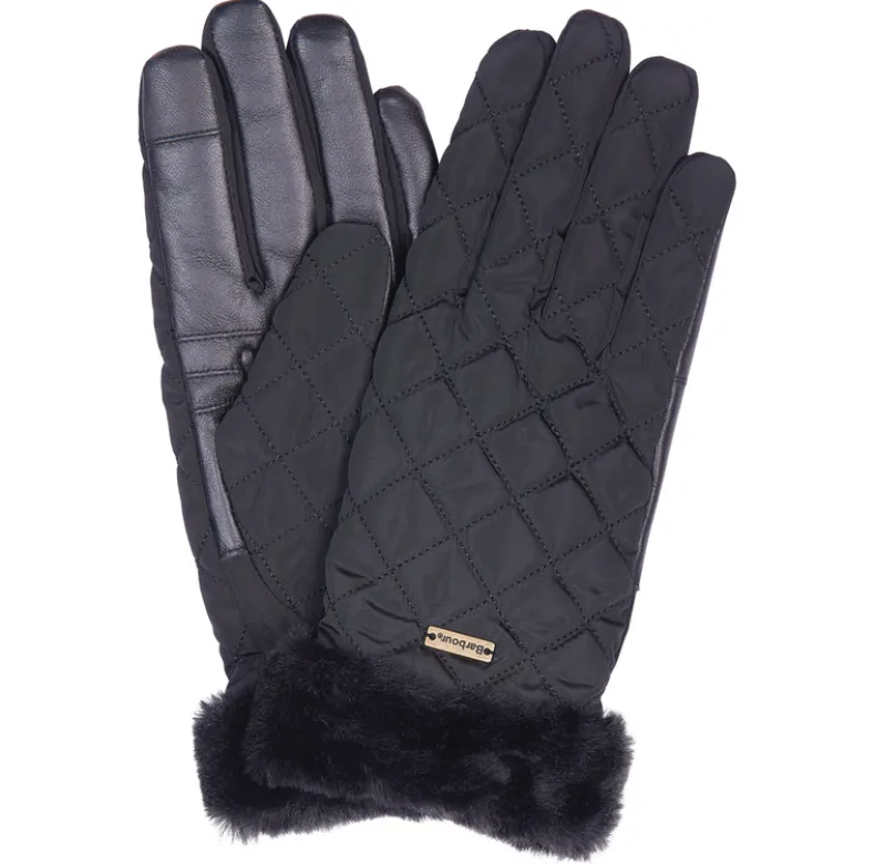 BARBOUR NORWOOD WOMEN'S GLOVES - BLACK