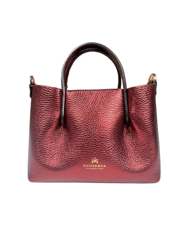 CUOIERIA FIORENTINA CANDY MINI TOTE - RUGGINE