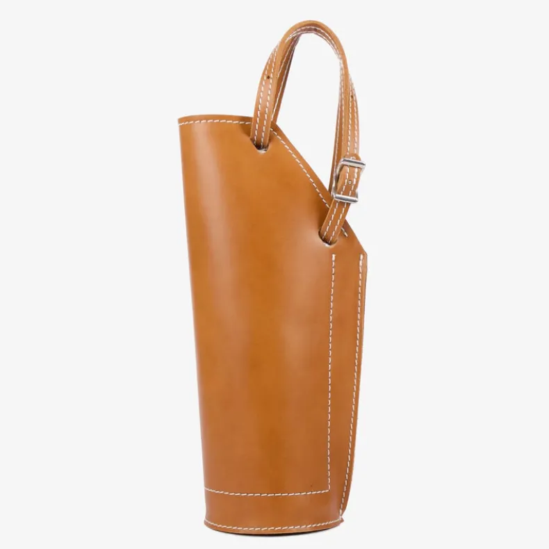 SONOMA COUNTY LEATHER - BARLOW WINE CARRIER