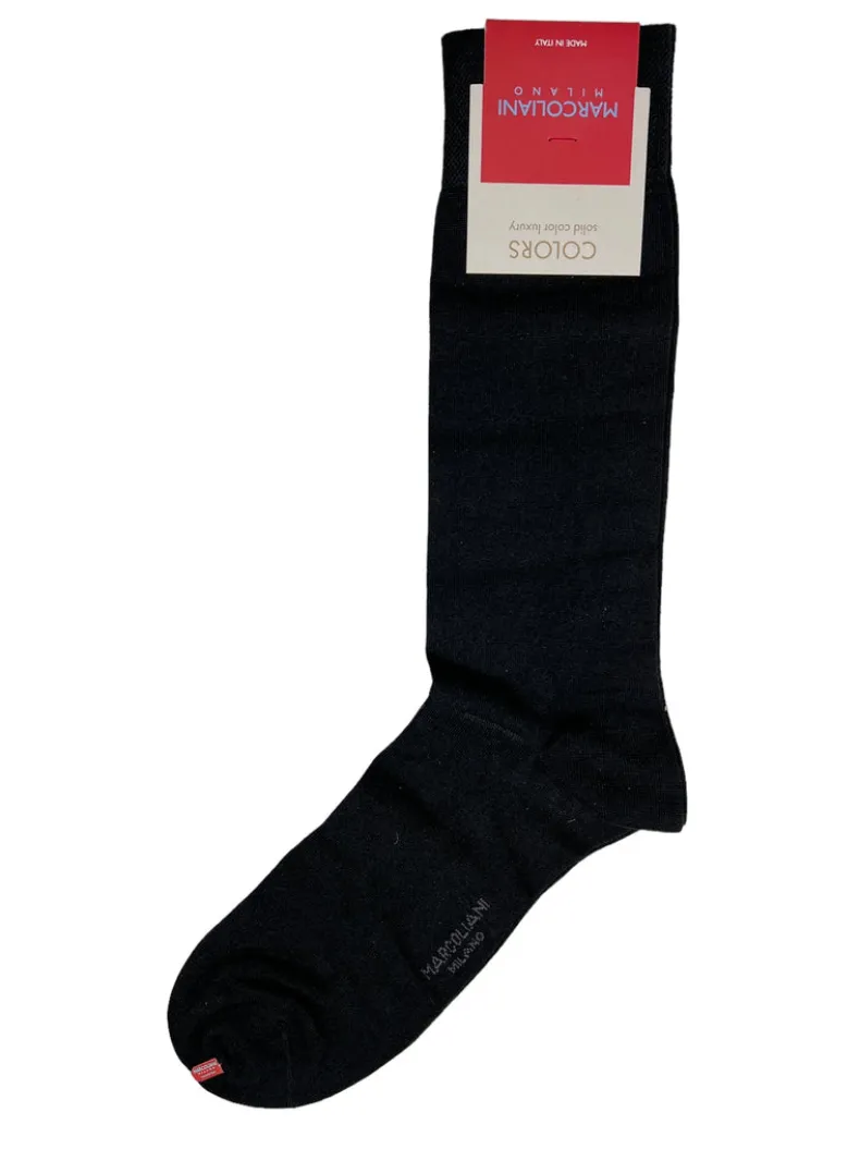 MARCOLIANI CLASSIC SOLID SOCK - BLACK