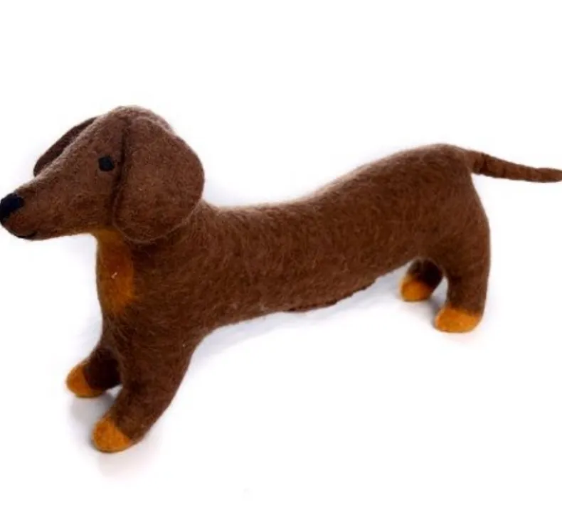 AMICA FELT FRANKIE THE LONG SAUSAGE DOG