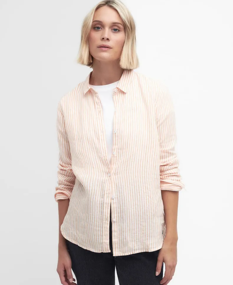 BARBOUR MARINE WOMEN'S SHIRT - BRAN STRIPE