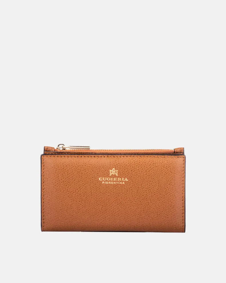 CUOIERIA FIORENTINA VERTICAL CARD HOLDER - LION