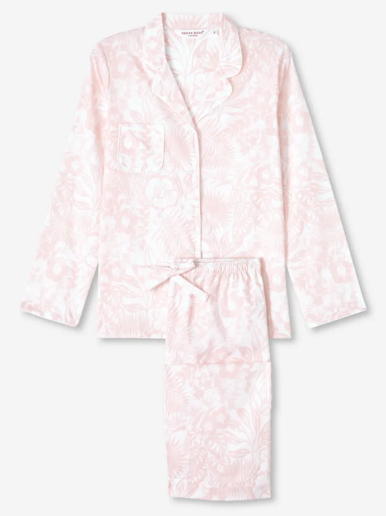 DEREK ROSE LEDBURY WOMEN'S PAJAMA SET - PINK