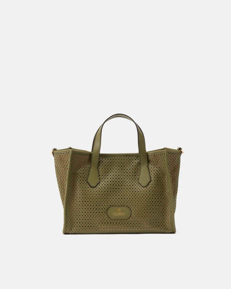 CUOIERIA FIORENTINA DORA TOTE - MILITARE