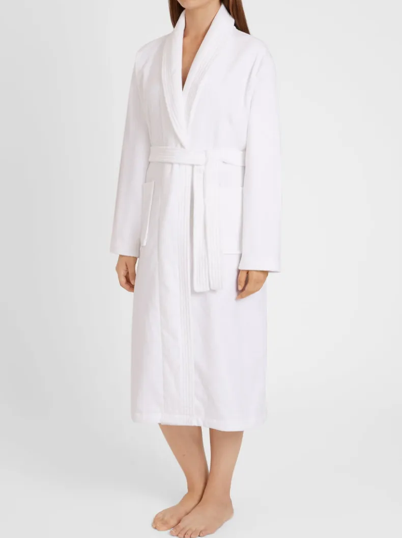 DEREK ROSE TRITON 10 WOMEN'S ROBE - WHITE