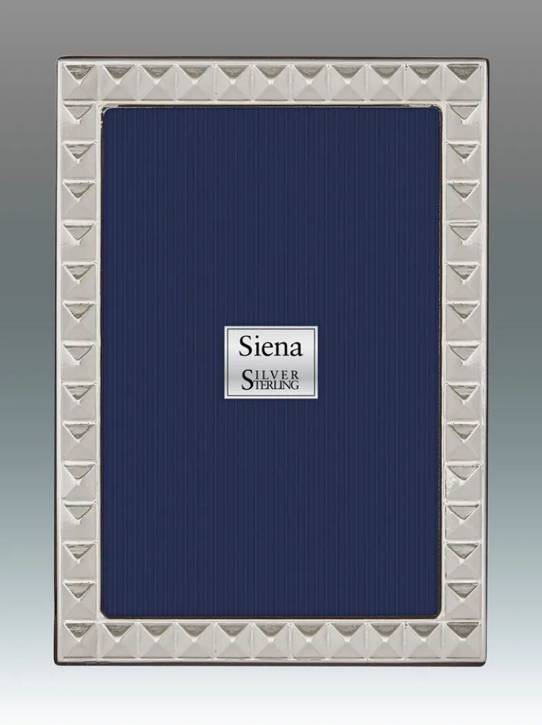 TIZO DIAMOND STUDDED SIENA STERLING SILVER FRAME