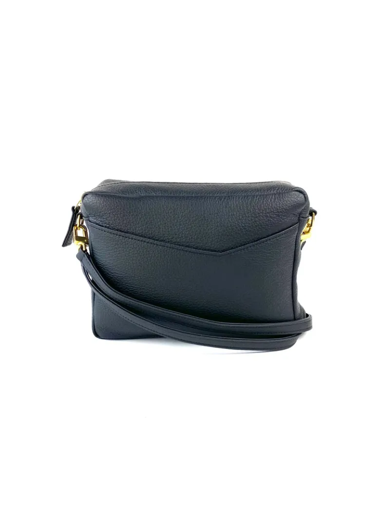 ORSYN ROME CROSSBODY BAG - NAVY PEBBLE GRAIN
