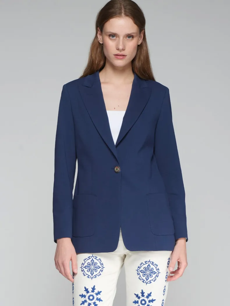VILAGALLO TANIA BLAZER - NAVY
