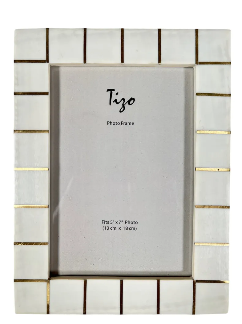 TIZO BRASS AND WHITE FRAME