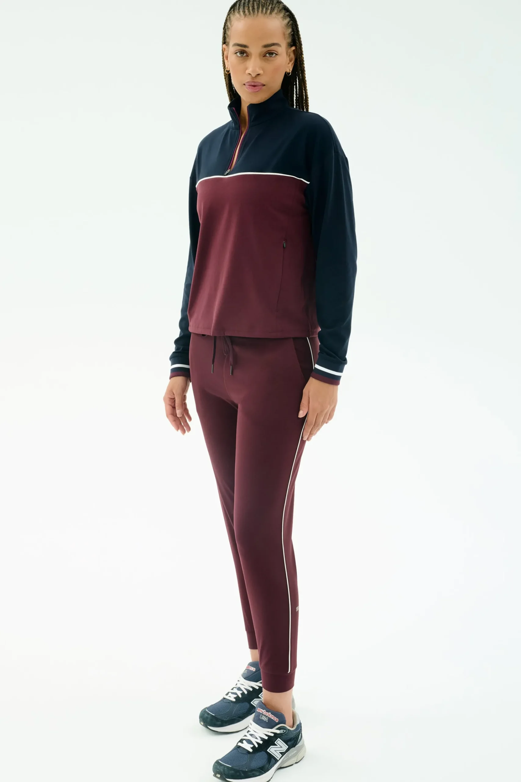 Fashion Airweight Jogger 7/8 with Piping Sweats & Tracksuits|Lifestyle Pants