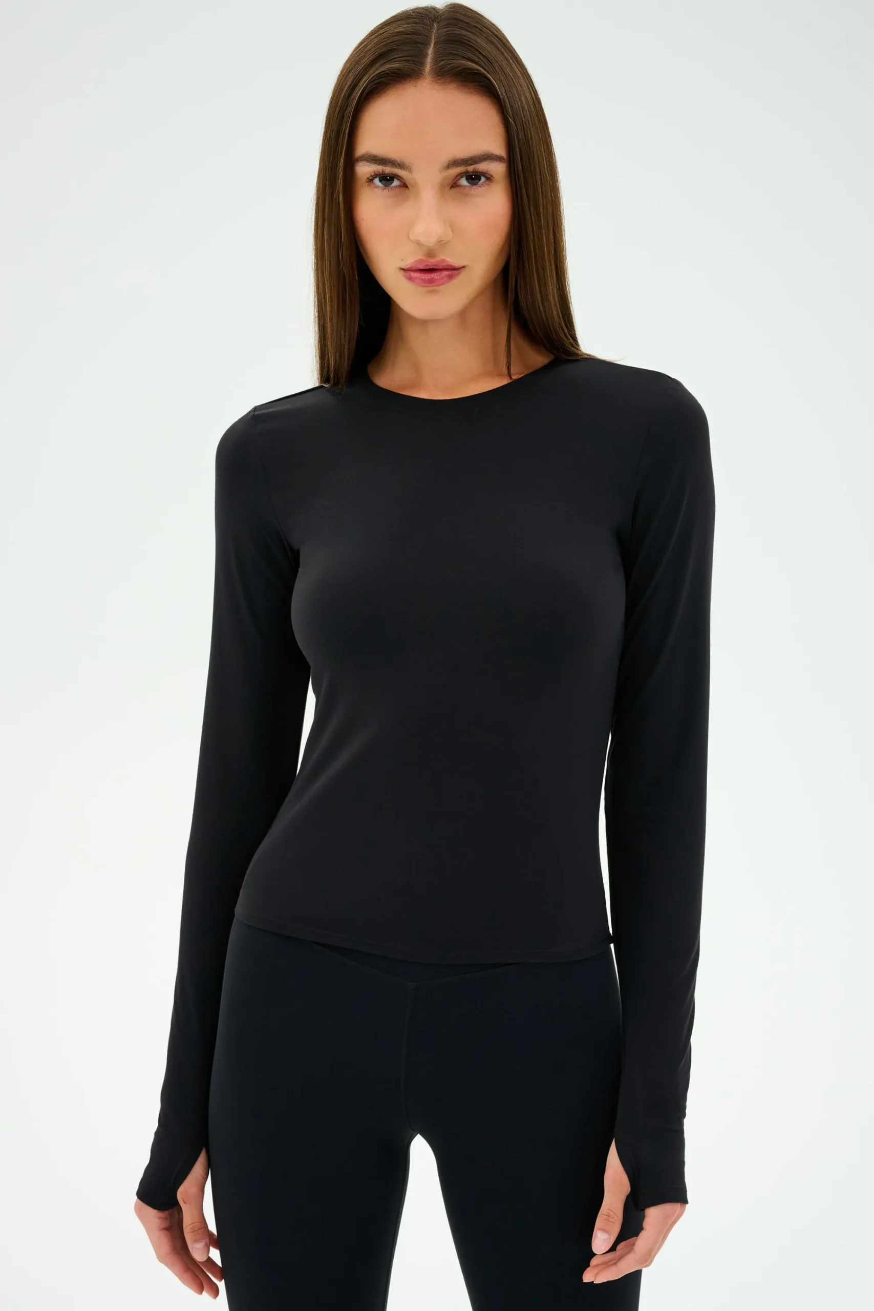 Fashion Airweight Lite Long Sleeve Waist Length Tops & Tanks