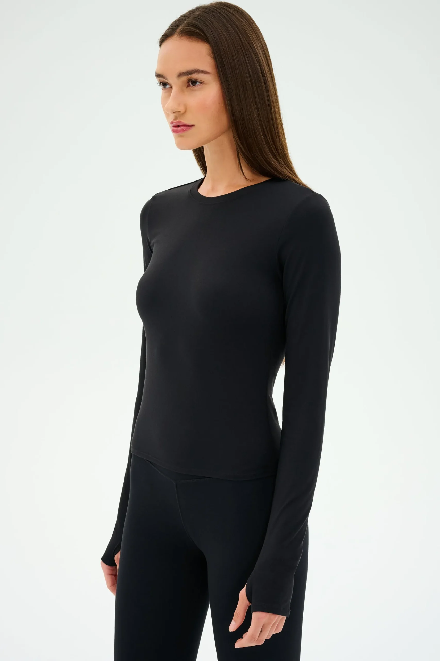 Fashion Airweight Lite Long Sleeve Waist Length Tops & Tanks