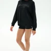 Discount Andie Oversized Fleece Varsity Graphic Sweatshirt Sweats & Tracksuits