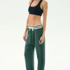 Discount Andie Oversized Fleece Sweatpant W/ Stripe Sweats & Tracksuits
