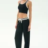 Sale Andie Oversized Fleece Sweatpant W/ Stripe Sweats & Tracksuits