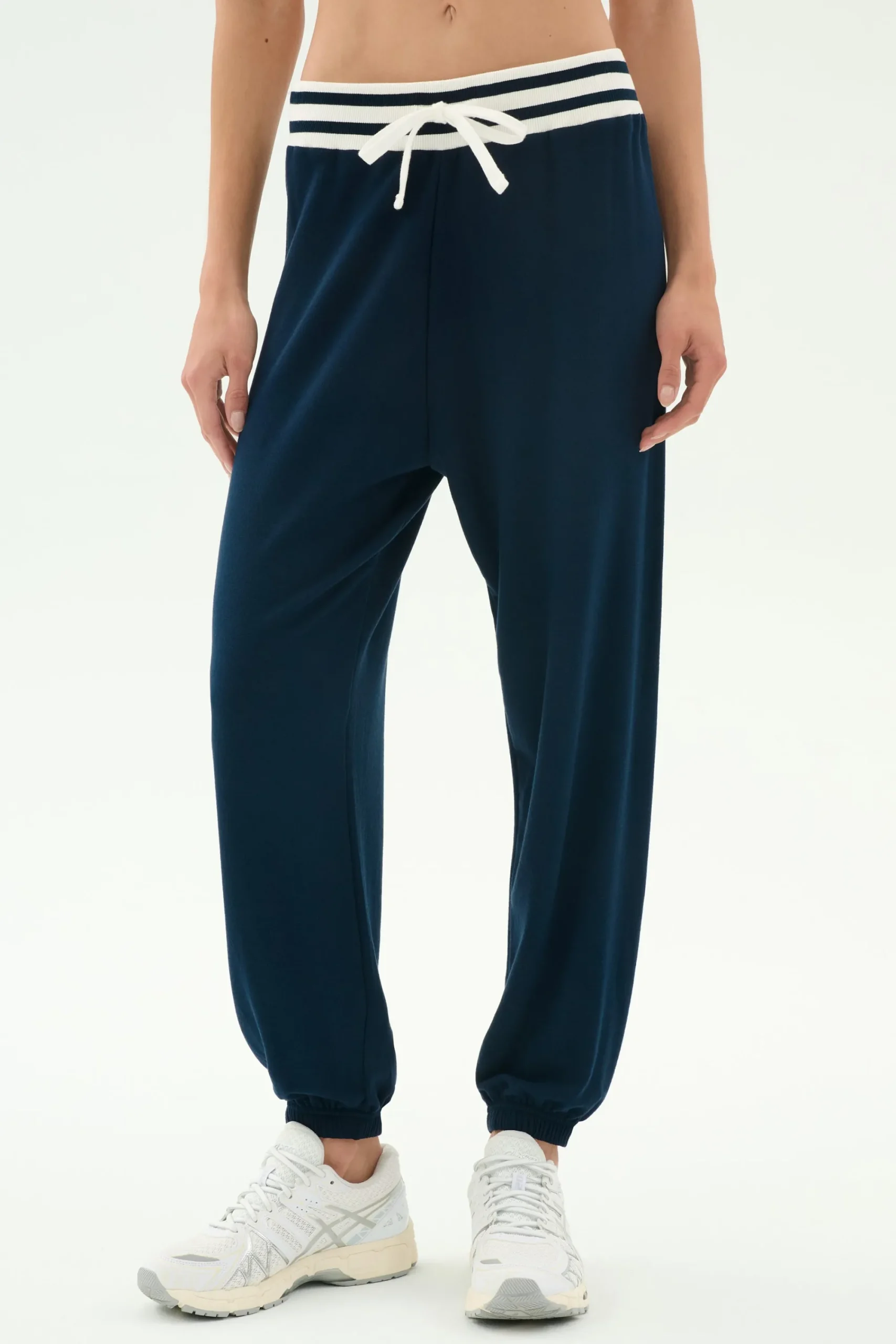 Sale Andie Oversized Fleece Sweatpant W/ Stripe Sweats & Tracksuits