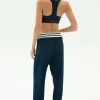 Sale Andie Oversized Fleece Sweatpant W/ Stripe Sweats & Tracksuits