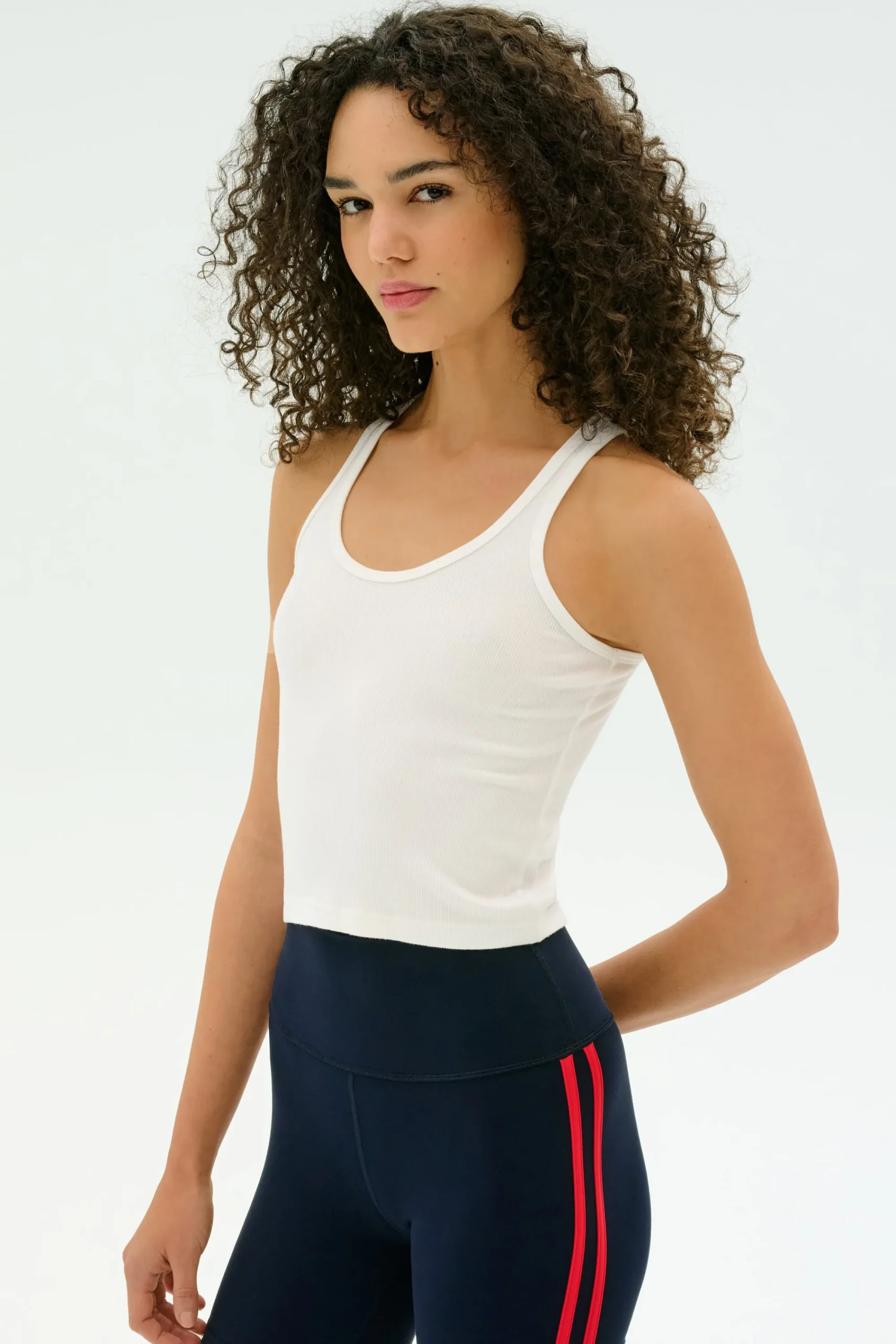 Sale Ashby Rib Crop Tops & Tanks