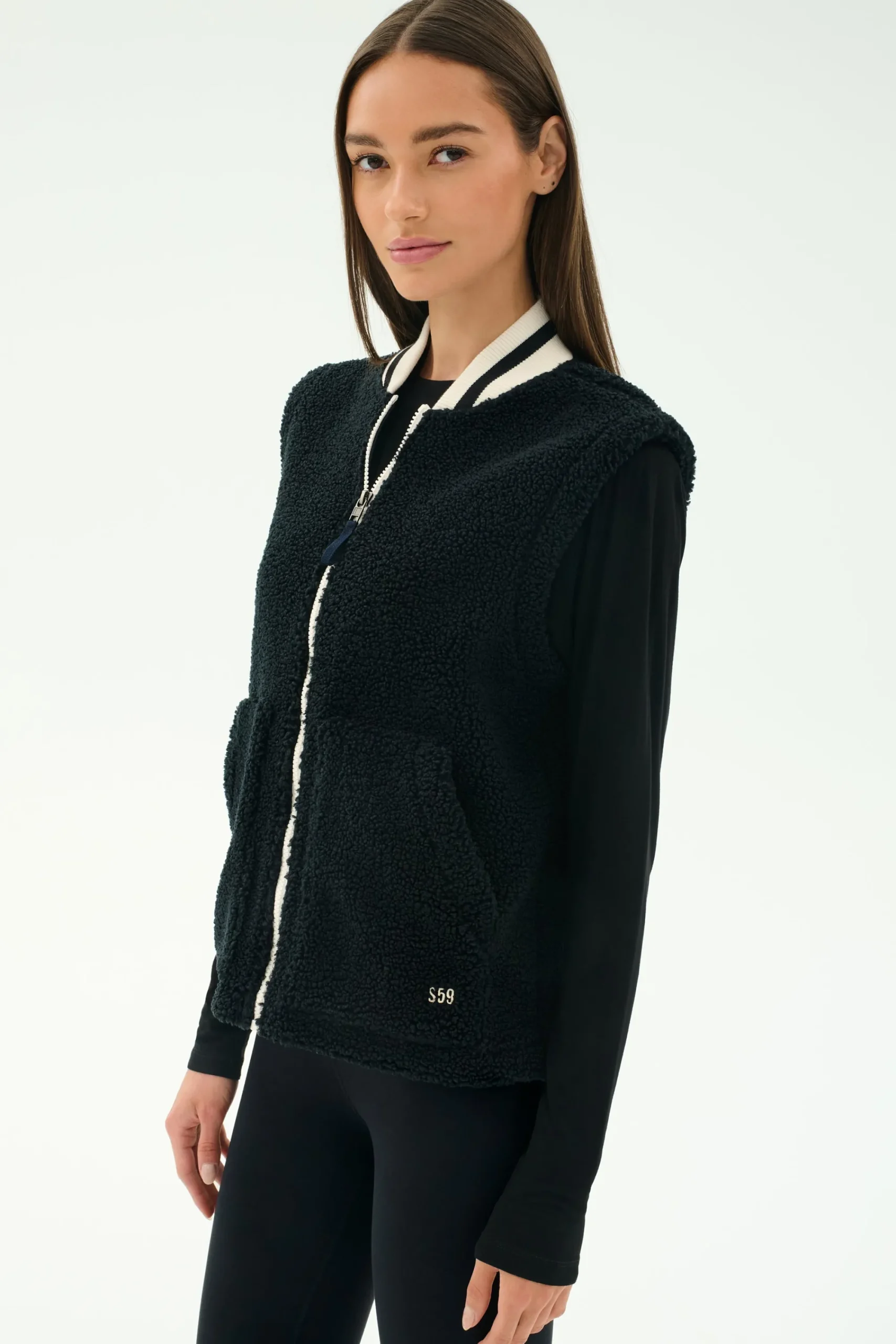 Online Aster Sherpa Vest Outerwear