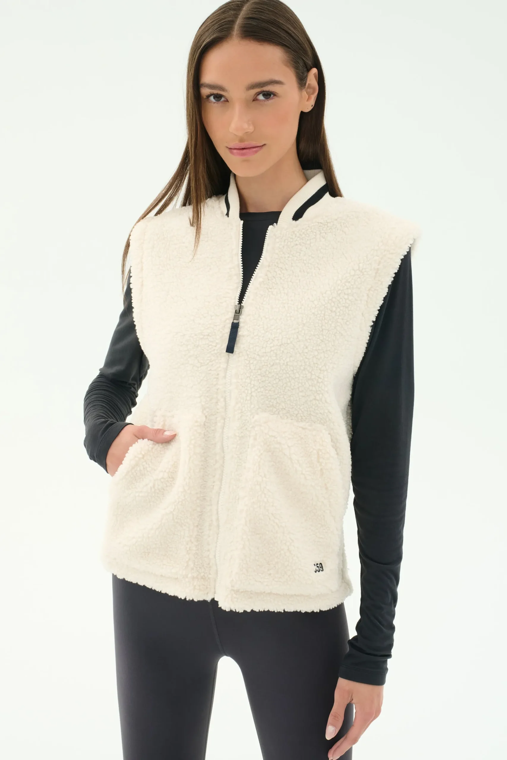 Outlet Aster Sherpa Vest Outerwear