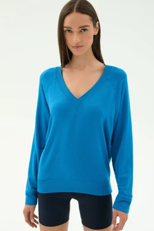 Clearance Bennie Fleece V Neck Sweatshirt Sweats & Tracksuits