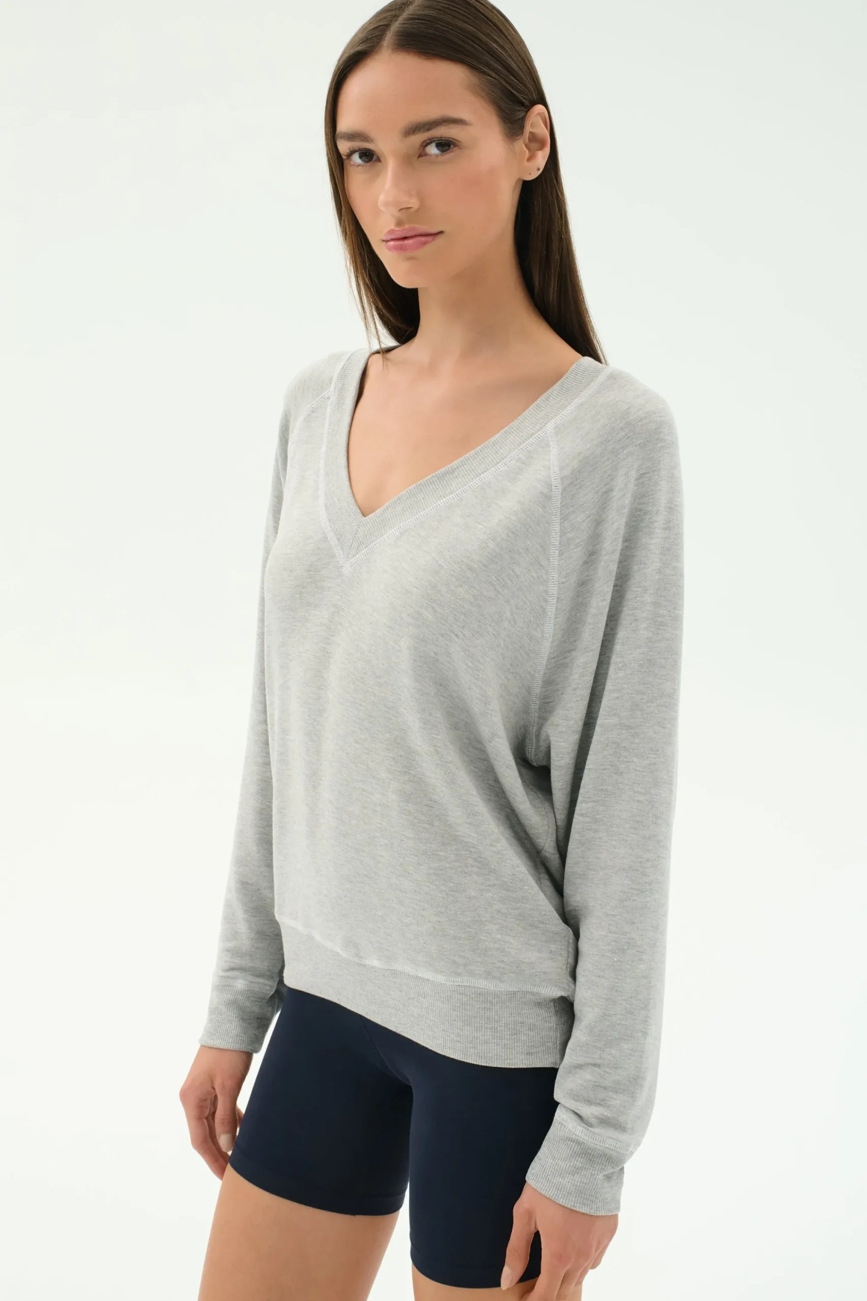 Fashion Bennie Fleece V Neck Sweatshirt Sweats & Tracksuits