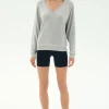 Fashion Bennie Fleece V Neck Sweatshirt Sweats & Tracksuits