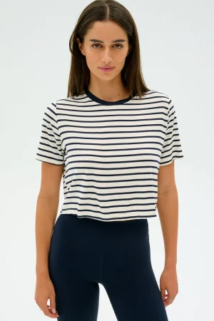 Clearance Djuna Crop Ringer Tops & Tanks