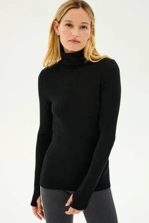 Clearance Jackson Rib Full Length Turtleneck Tops & Tanks