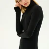 Clearance Jackson Rib Full Length Turtleneck Tops & Tanks