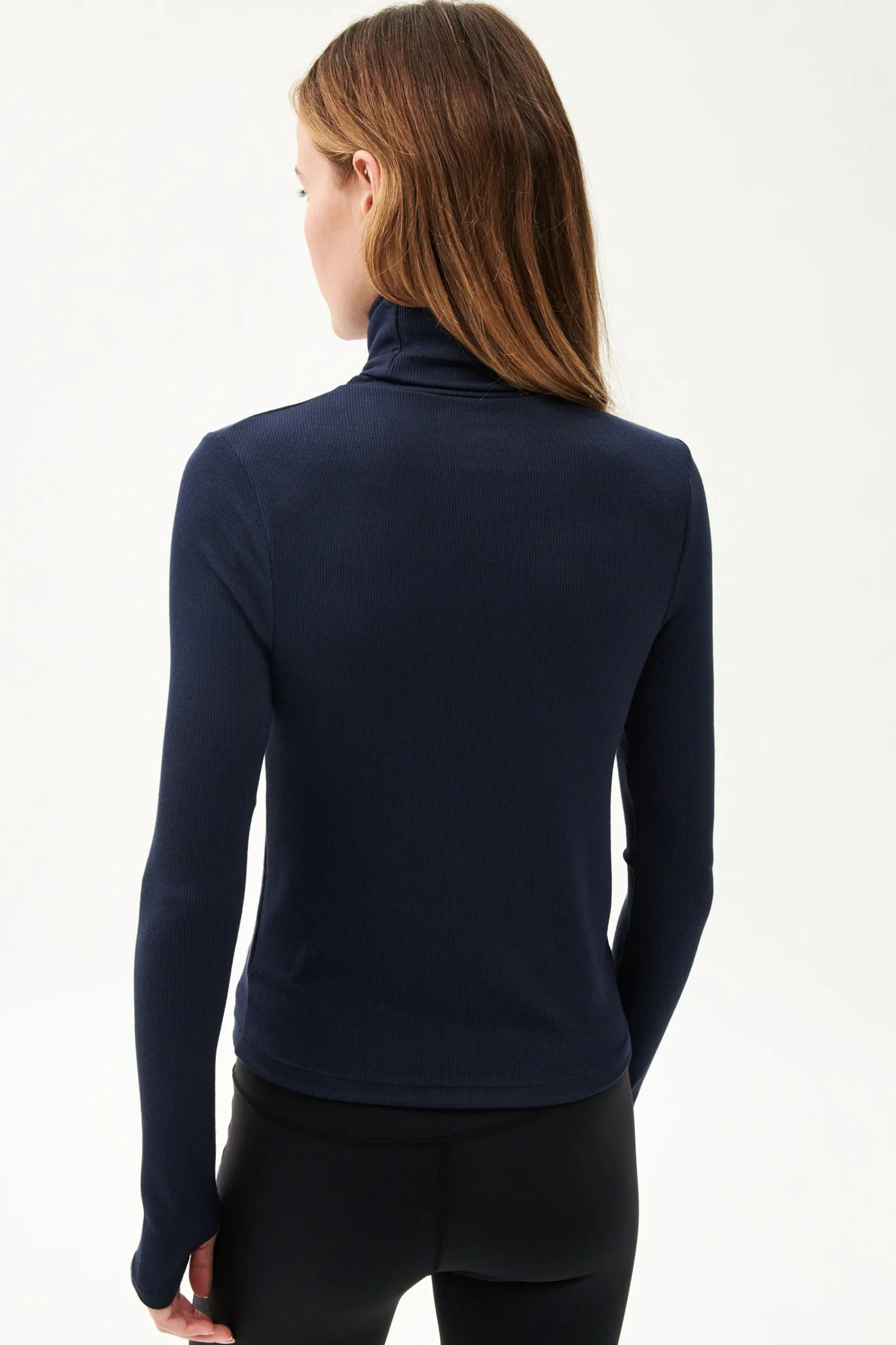 Hot Jackson Rib Full Length Turtleneck Tops & Tanks