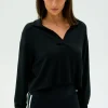 Sale Joan Fleece Polo Sweatshirt Sweats & Tracksuits