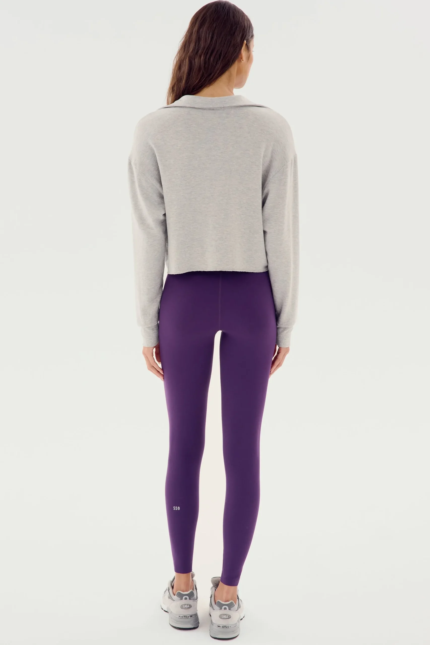 New Joan Fleece Polo Sweatshirt Sweats & Tracksuits